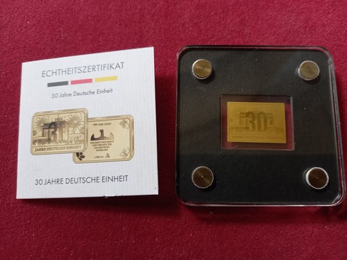 Goldbarren 500 unze 999er - 1/500,