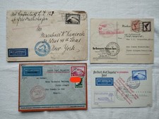4 Belege Zeppelinpost LZ127