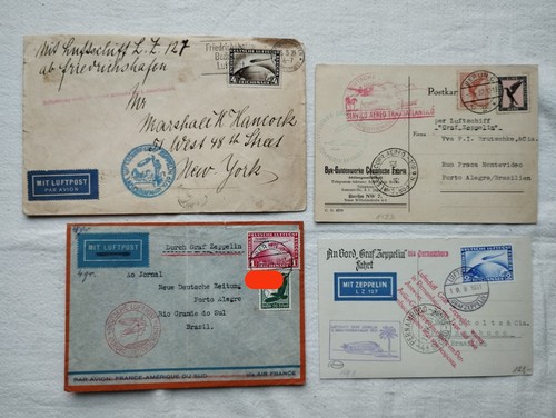 Belege zeppelinpost lz127 - zeppelinpost,
