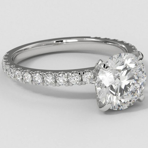 14k weißgold diamant - weißgold,