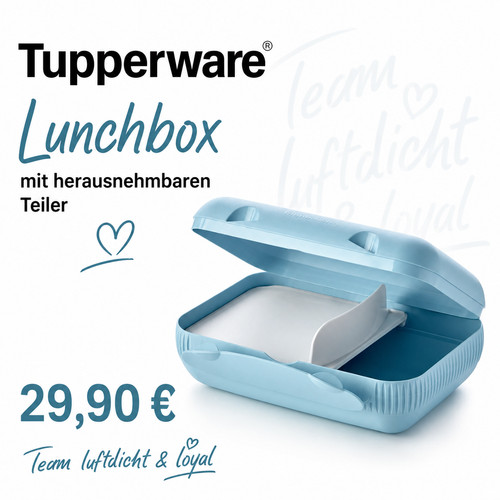 Tupperware lunchbox hellblau - tupperware,