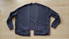 Strickjacke Adagio, Gr. 44, Blau mit Lurex 