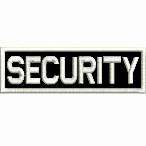Security aufnäher patch - aufnäher,