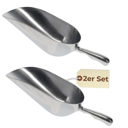 Futterschaufel aluminium - 2x,