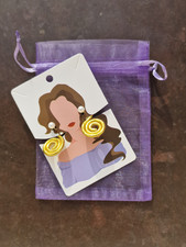 Handmade Ohrringe goldener