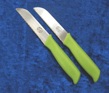 2x AMC Neu Obstmesser Gemüsemesser - Küchenmesser - Schälmesser Grün
