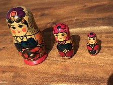 Russische Matruschka Babuschka Holzpuppen schachtelbar 11cm