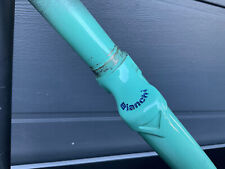 VGC authentic Vintage original Bianchi rare celeste panto fork  - nice condition