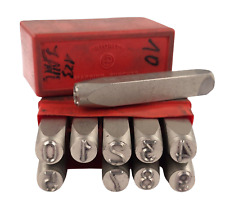 0-9 Schlag Stempel 10mm Priority England Zahlen Marking Punches