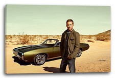 Lein-Wand-Bild: Paul Walker in