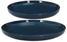 Teller Speiseteller Set blau