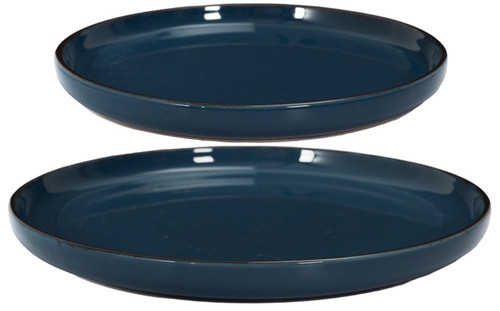 Teller speiseteller set blau - teller,