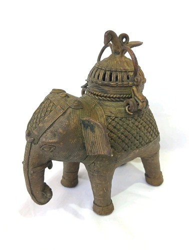 Massiver messing elefant - massiver,