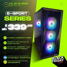 Esport Series Gaming-PC RTX 3050 i5 8-16GB RAM SSD 256GB-2TB sofort spielbereit