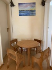 Kinder-Vierer-Sitzgruppe aus Buchen-Echtholz