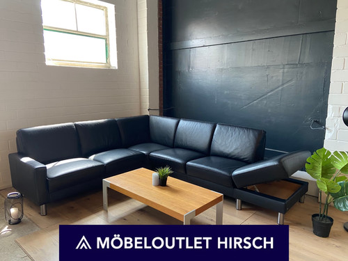 Ledersofa geparde mit stauraum - mit,