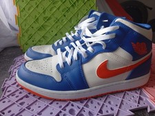 Nike Air Jordan 1 Mid, Größe 45, Leder Sneaker