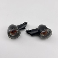 Harley Davidson Touring Softail Dyna Sportster Blinker Schwarz Smoke