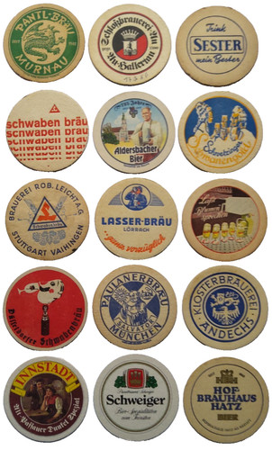 Alte bierdeckel - alte,