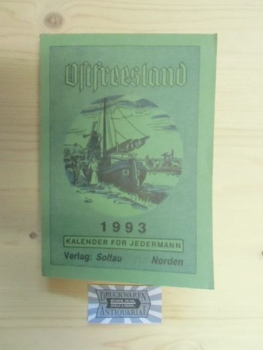 Ostfriesland 1993 kalender - ostfriesland, 1993.