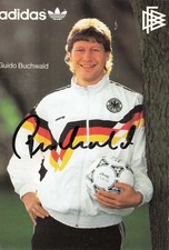 Guido Buchwald Autogramm Autogrammkarte Weltmeister 1990 DFB Original Signiert