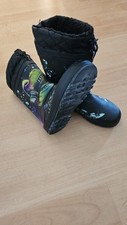 Gummistiefel gefüttert, Gr.37 Farbe Black Line Green Dino Saurier