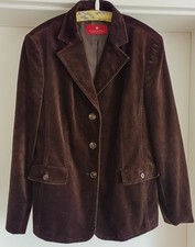 Blazer, Samt, Dino Moda, Stretch, Gr. 84 (42), Baumwollmisch., Damen,Top Zustand