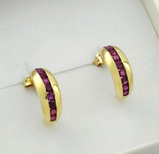 Rubin Ohrstecker Gold 585 *