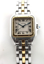 Panthère de Cartier Montres Edelstahl Gold 18K Medium Date Panthere