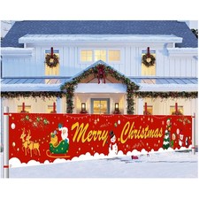 Weihnachtsbanner, Stoffbanner