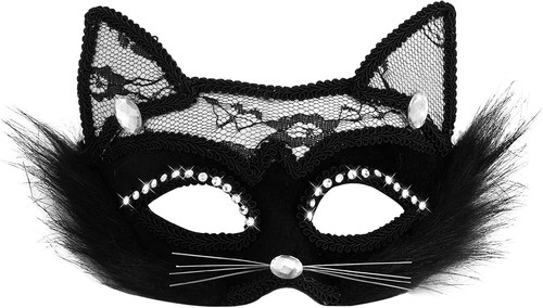 Katzenmaske schwarze - katzenmaske,