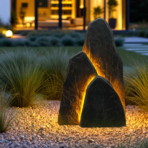 Led leuchtfelsen gartendeko - leuchtfelsen,