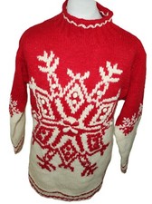 DICKE EXPRESS TRICOT ETNIC STRICK WOLLE Pullover EHER  Gr 52