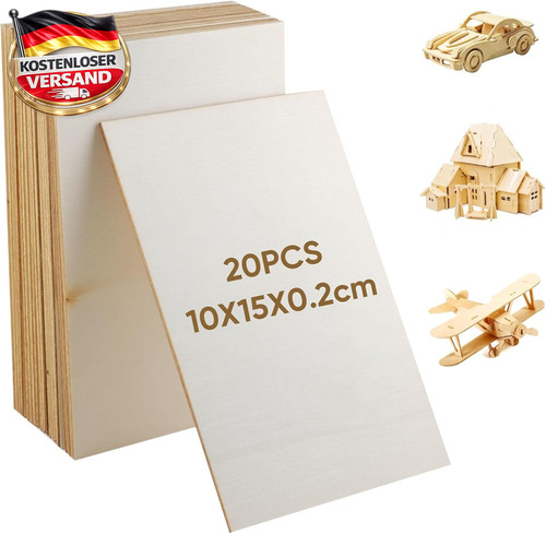 Sperrholzplatten set stück - sperrholzplatten, 20