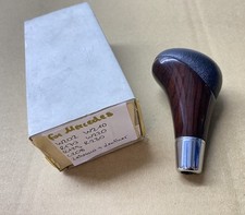 Schalt Hebel Knauf Zebrano Holz Leder für Mercedes W202 R170 R230 W210 C208 NOS
