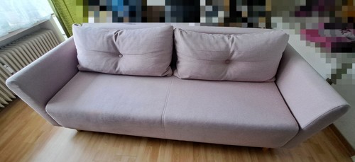 Braunrosa sofa mit - sofa,