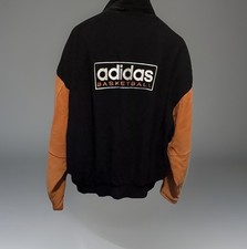 adidas lederjacke Size XL Basketball Leather Jacket Adidas Jacke