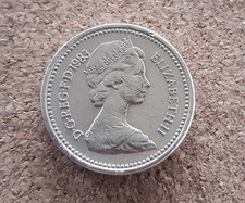 England MÜNZE 1983 One Pound 10 Gr. Queen Elisabeth II