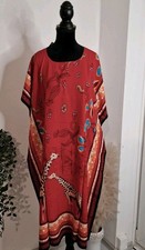 Damen Sommer Neu Kurzer Kaftan