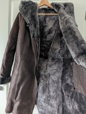 Lammfell Ledermantel