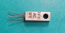10 x AC175K Germanium Transistor NPN Alu Kühlkörper TELEFUNKEN shortlead
