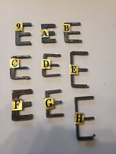 Metallbuchstaben Buchstaben aus Metall E industrial rustikal style Name Alphabet