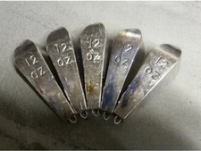 Bopedo Boot Blei Angelgewichte 12 Unzen x fünf