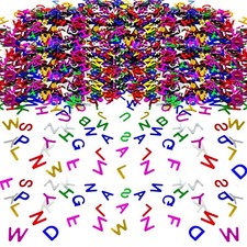ABC Buchstaben Konfetti Bunt 70g Tisch Deko Streudeko Einschulung Schulanfang