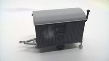 Wiking 656 Weiro Bauwagen Anhänger grau DBP Deutsche Bundespost (15)