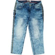 CECIL W34 Jeans Hose blau
