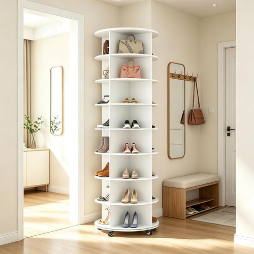 Drehbares schuhregal ebenen - drehbares,