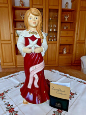 GOEBEL Engel Schutzengel Funkelnder Sternenregen Bordeaux Weihnachten Limitiert