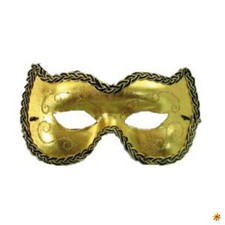 Venezianische Augenmaske gold
