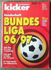 Kicker Sportmagazin Sonderheft Fußball Bundesliga 1996/97